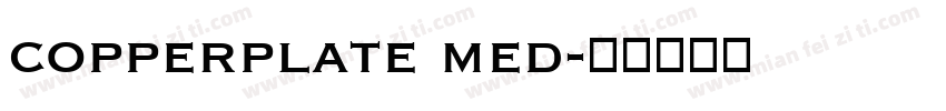 copperplate med字体转换